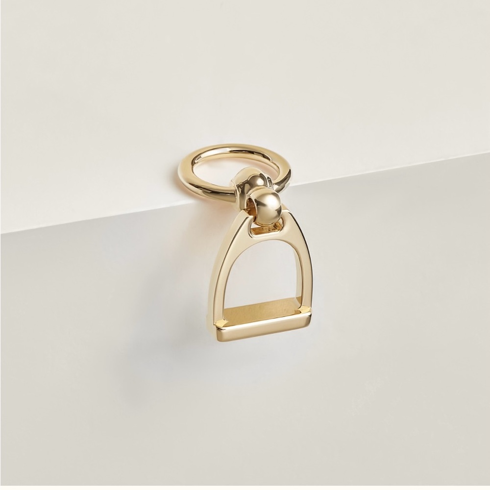 Hermes Charms Etrier Twilly ring